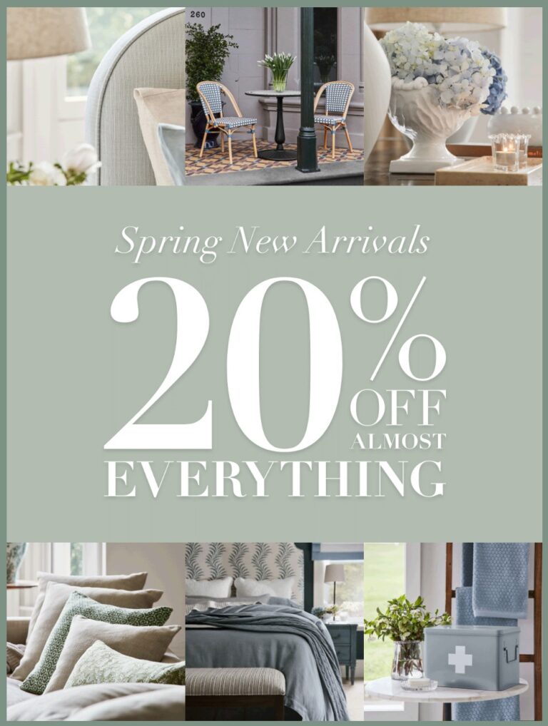 Spring Sale at Provincial Home Living